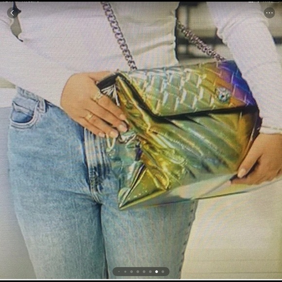 Kensington XXL Leather Shoulder Bag KURT GEIGER LONDON - Picture 7 of 16